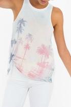  Side-tie Graphic Tank
