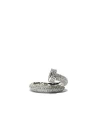 Bent-nail Cz Ring