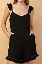  Black Paige Romper