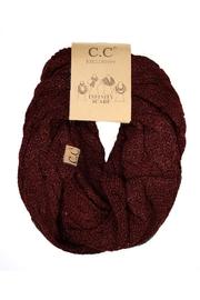  Metallic Maroon Scarf