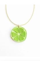  Leather Lime Necklace
