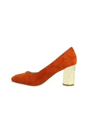  Gold-heel, Suede, High-heel