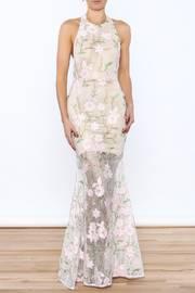  Floral Crochet Maxi Dress