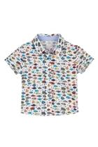  Fish-print Tarik Shirt