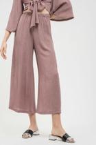  Crinkle Fabric Relaxed Pant