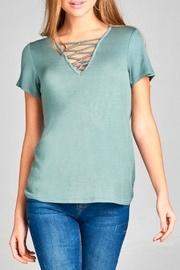  Sage Crisscross Tee