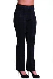  Black Wine Plaid Pant