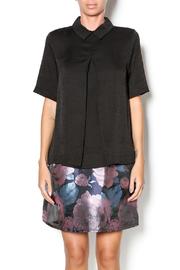  Black Collared Top
