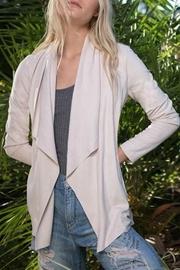  Vegan-suede Waterfall Jacket