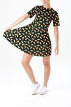  Pineapple Print Dress