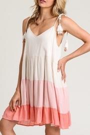 Tiered Coral Dress