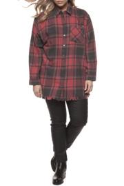  Vintage Red Plaid Top