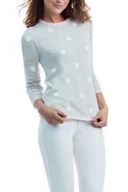  Soft Grey Dotted Sweater