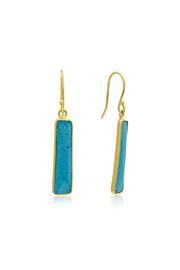  Turquoise Bar Earrings