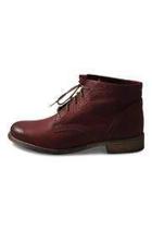  Red Flat Boot