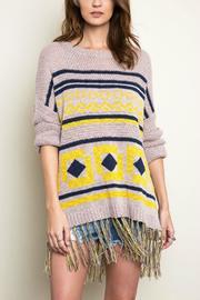  Tribal Fringe Sweater