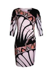  Pink Multi-print Dress