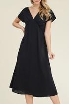  Fitted-waist Midi Dress