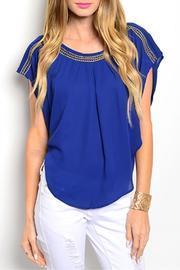  Royal Woven Top