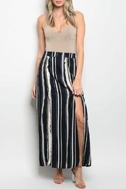  Stripes Navy Skirt