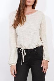  Oatmeal Jersey Blouse