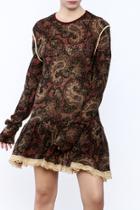  Round Neck Sweater Dress