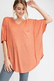  V-neck Tunic Top