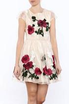  Rose Embroidery Dress