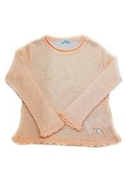  Knit Scallop-edge Sweater