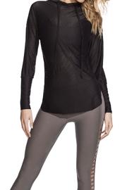  Waves Mesh-black Hoodie