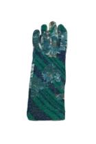  Green Floral Gloves