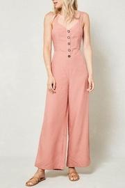  Open-back Button-down Jumpsuit