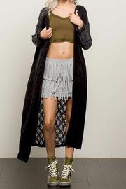  Crochet Stone Washed Duster