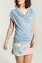  Rippled Periwinkle Top
