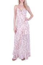  Pink Floral Maxi Dress