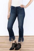  Fringed Denim Jeans