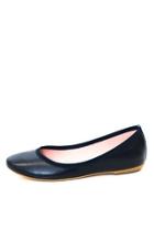  Navy Wedge Ballerina