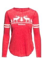 Holidaze Cardinal Top