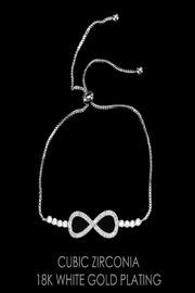  Cz Bracelet With Infinity
