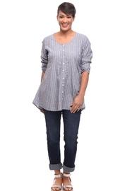  Stripe Cotton Jacket