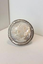  White Griffin Ring