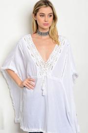  White Cover Up Top