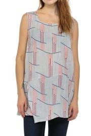 Sleeveless Asymmetrical Tunic