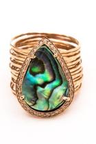 Abalone Waif Ring