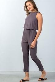  Open-back Jumpsuit Stone