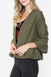  Cropped Ruffle Jacket