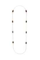  Lacquer-oval-shape Necklace