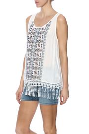  Fringe Detail Sleeveless Top