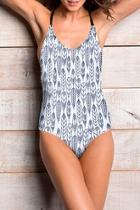  Leif Feather One Piece Swimsuit