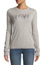  Love-embellished Cashmere Sweater